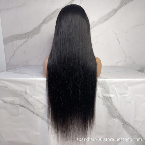 4X4 13X4 13X6 360 Hd Lace Frontal Wigs Brazilian Straight Human Hair Wigs 150% 180% 200% Human Hair Lace Wig For Black Woman
